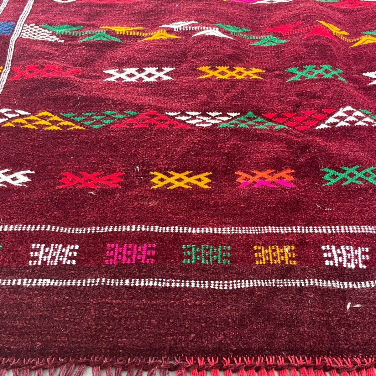 Charmant Petit Tapis Berbère Laine | 140x105 cm | Idéal Chambre ou Bureau