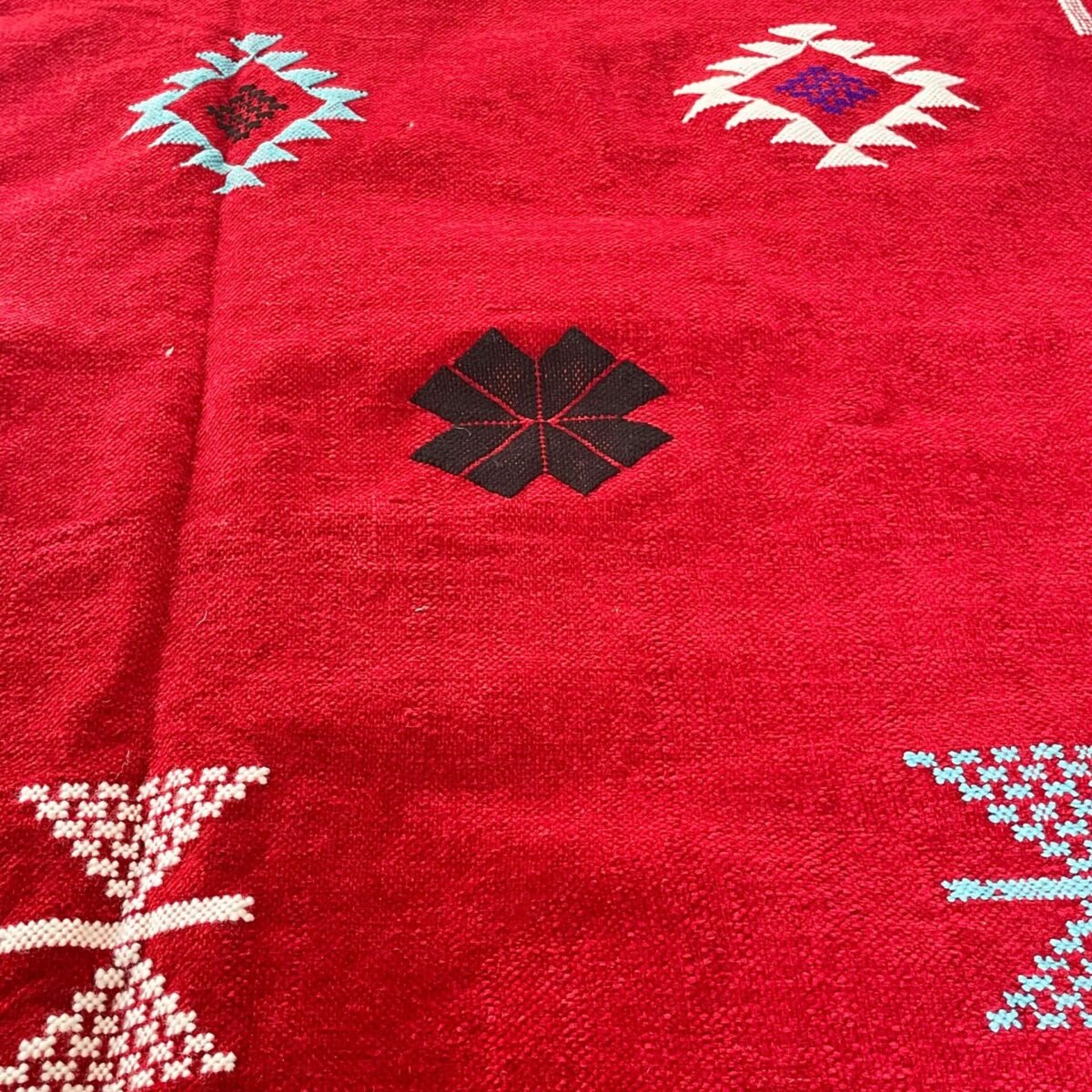 Authentique Tapis Berbère Laine Naturelle | Fait Main | 240x132 cm