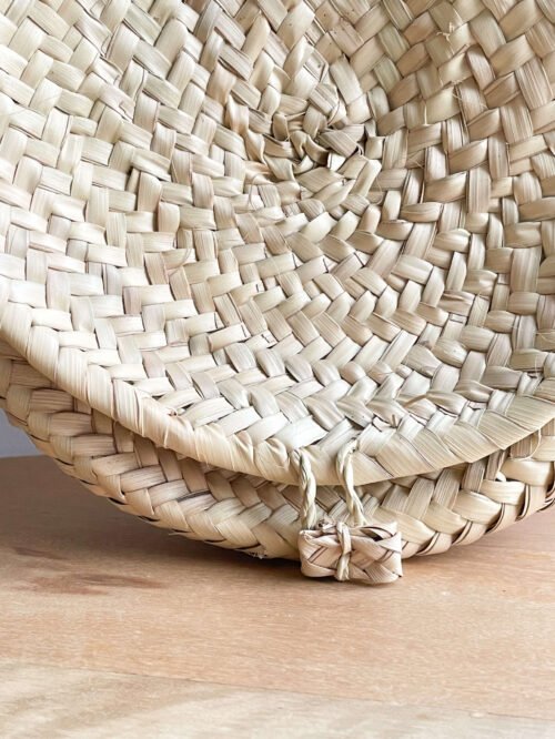 Besace en Osier Artisanale | Sac Bandoulière Bohème 30x33x7cm