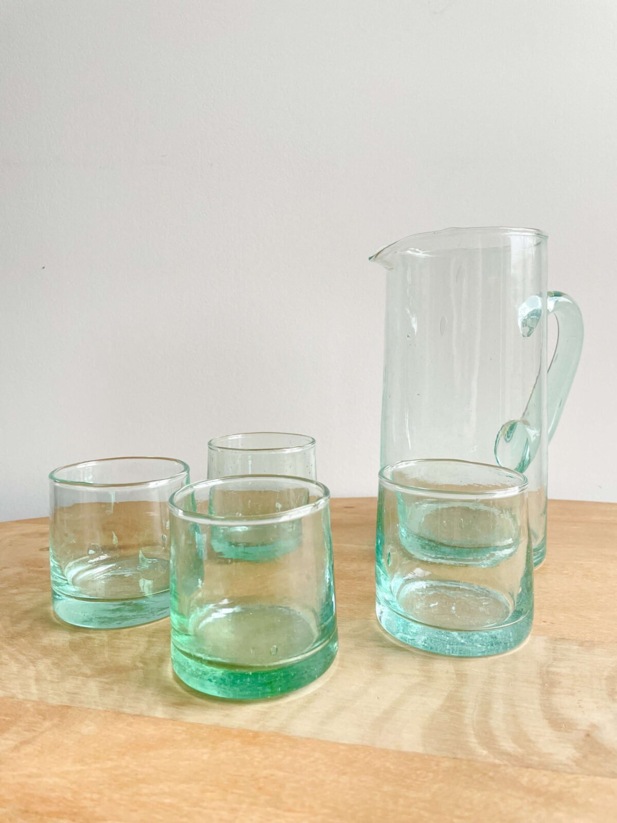 Verres Beldi Soufflés à la Main | Lot de 2 Verres Authentiques 7cm