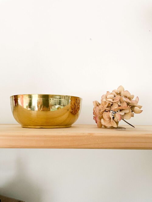 Coupelle en Laiton Artisanale | 12x5 cm