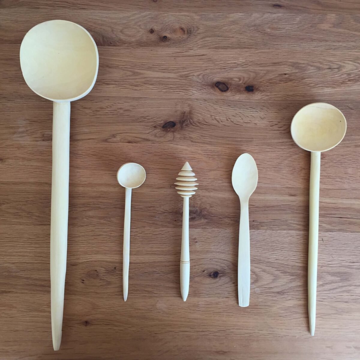 Cuillère à Miel Artisanale en Bois de Citronnier | 12-15 cm