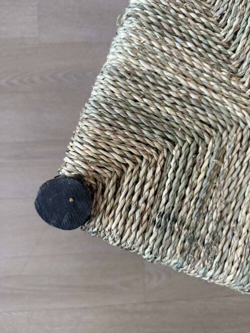 Chaise Enfant Bois et Paille Tressée | Style Beldi