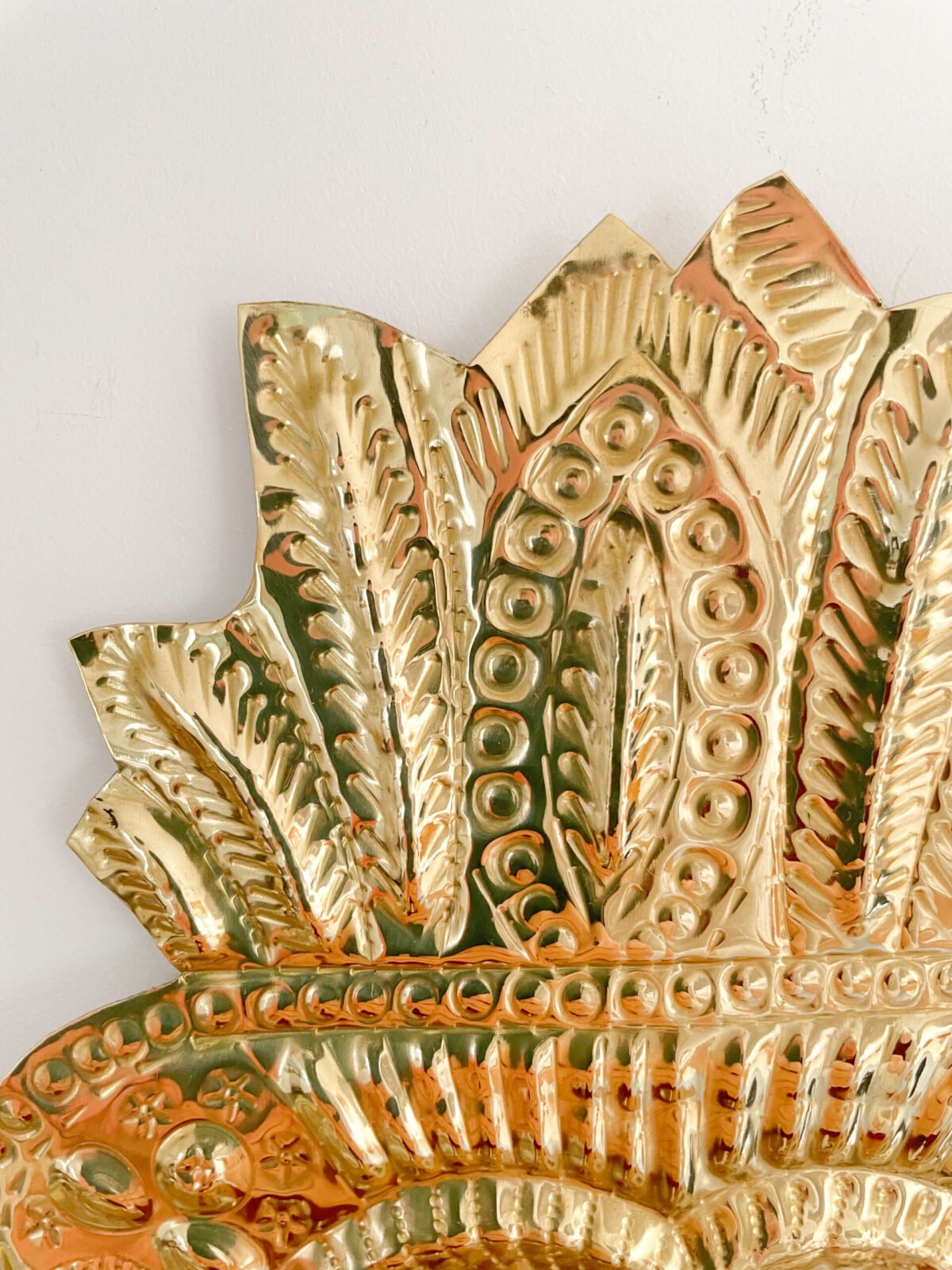 Miroir Façon Ex Voto Corazon en Laiton | Plusieurs Tailles