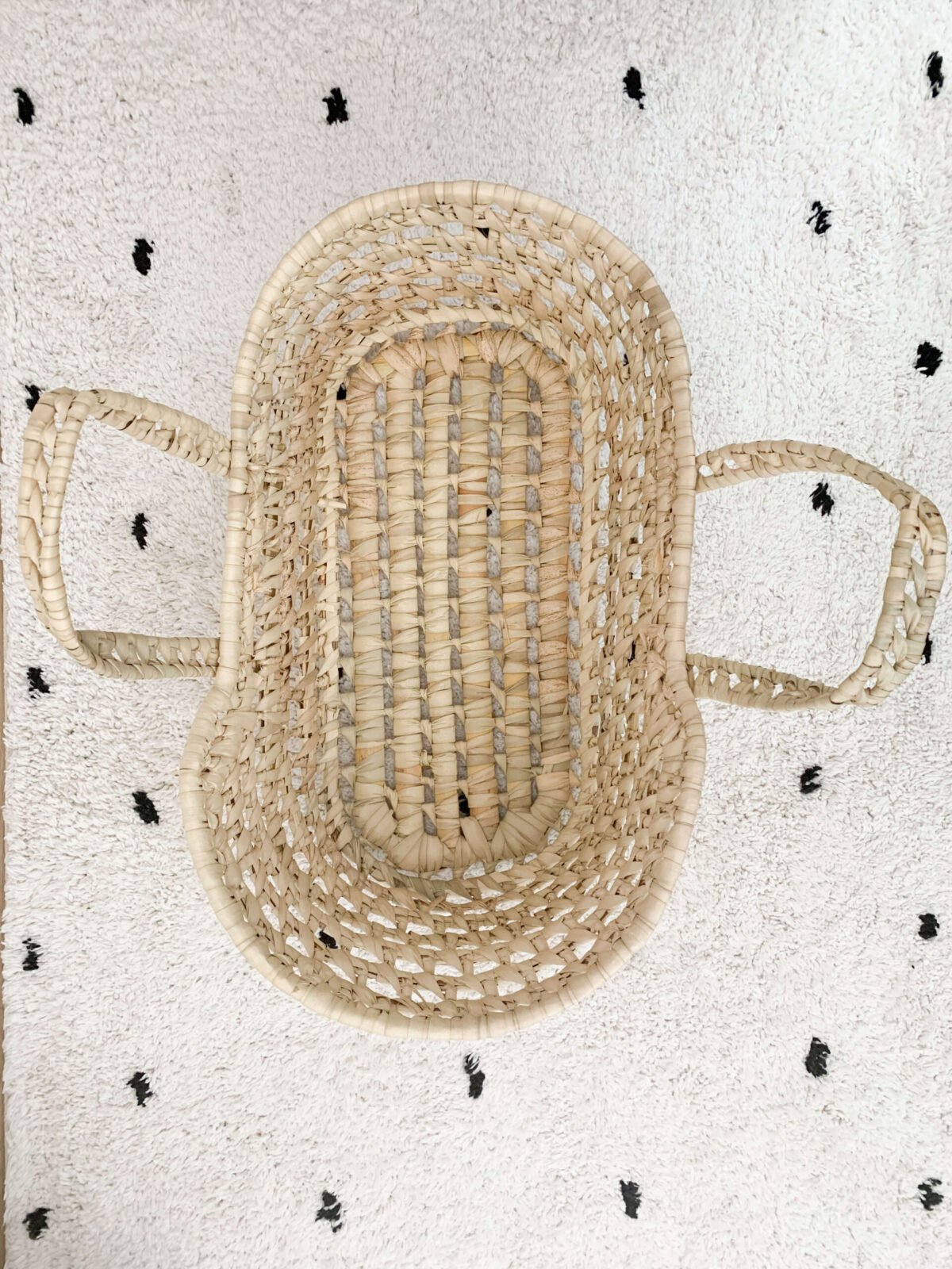 Couffin pour Petits Poupons en Palmier | 32x13x18 cm