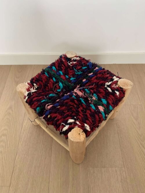 Tabouret Baldi Marocain Multicolore | 21x25 cm