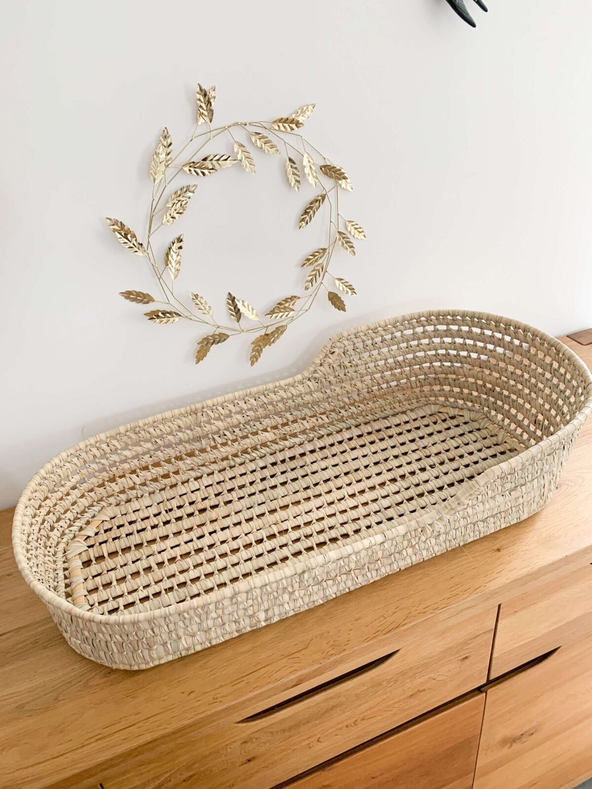 Panier à Langer en Osier Tressé | 72x32x10 cm