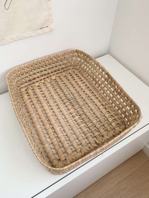 Panier a langer en osier pour poupée