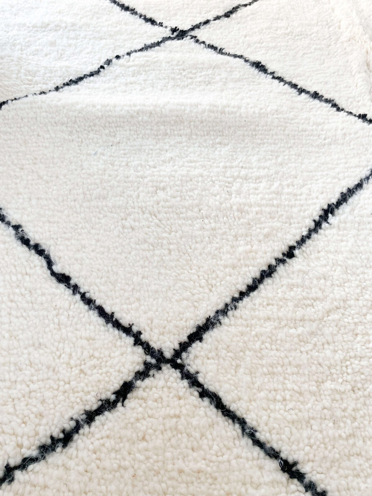 Tapis Berbère Laine Naturelle Grand Format | 266x160cm | Fait Main