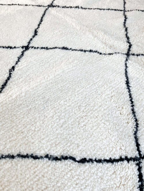 Tapis Berbère Laine Naturelle Grand Format | 266x160cm | Fait Main