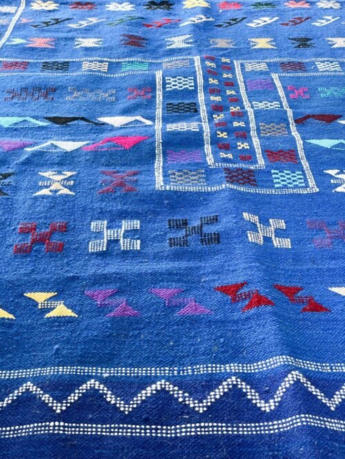 Tapis Berbère Laine Authentique | 255x140 cm | Pièce Unique