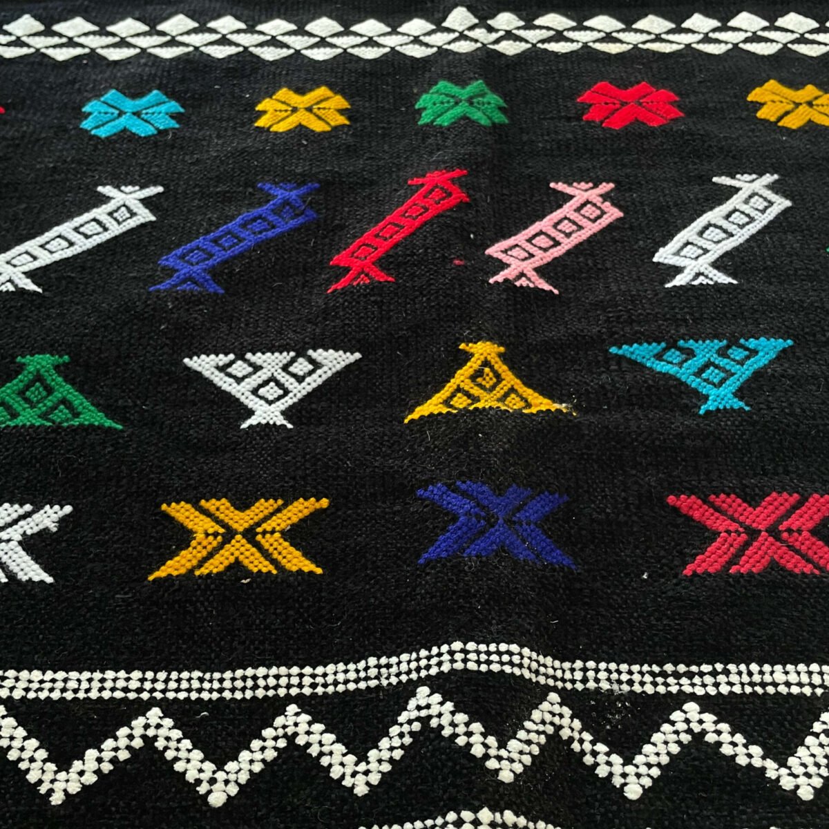 Petit Tapis Berbère Laine | 151x100 cm | Idéal Chambre ou Couloir