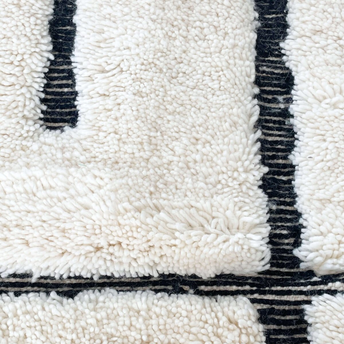 Tapis Berbère Laine Naturelle | 253x164cm | Fait Main | Pièce Unique