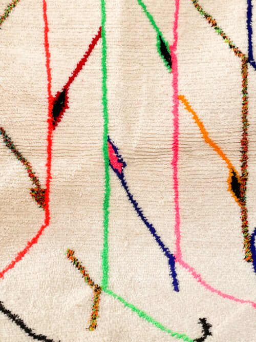 Tapis Berbère Fait Main | 158x104 cm | Laine Naturelle