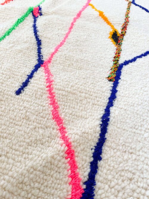 Tapis Berbère Fait Main | 158x104 cm | Laine Naturelle