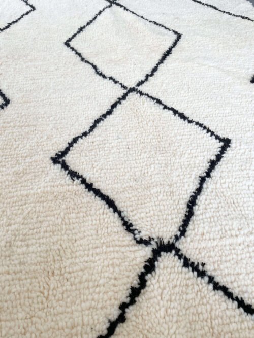 Petit Tapis Berbère Laine | 157x102cm | Fait Main | Chambre ou Bureau