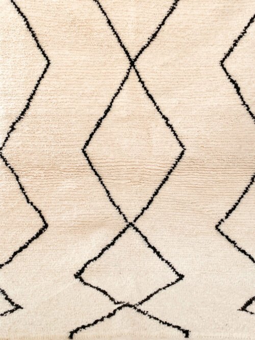 Petit Tapis Berbère Laine | 157x102cm | Fait Main | Chambre ou Bureau