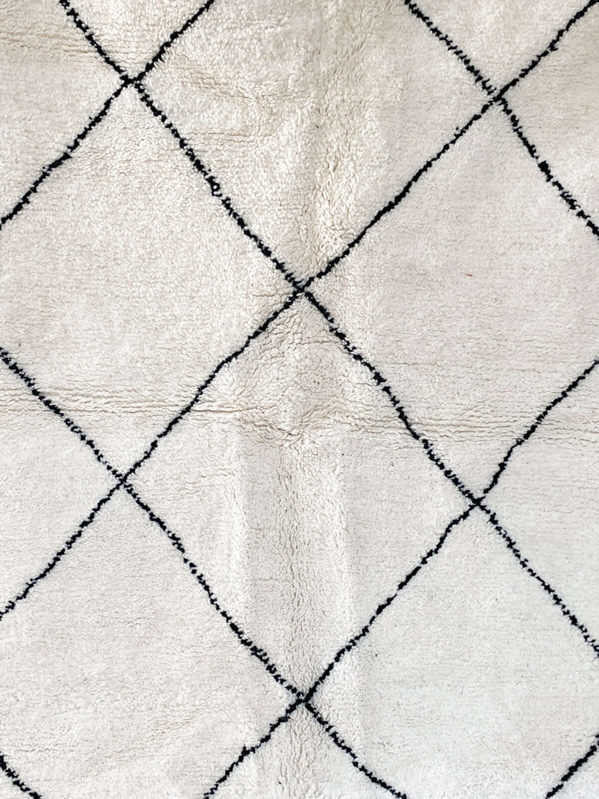 Grand Tapis Berbère Laine Naturelle | 273x186cm | Fait Main