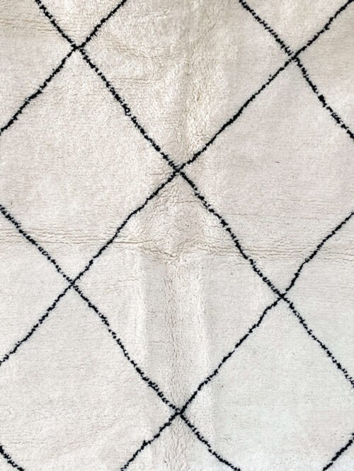 Grand Tapis Berbère Laine Naturelle | 273x186cm | Fait Main