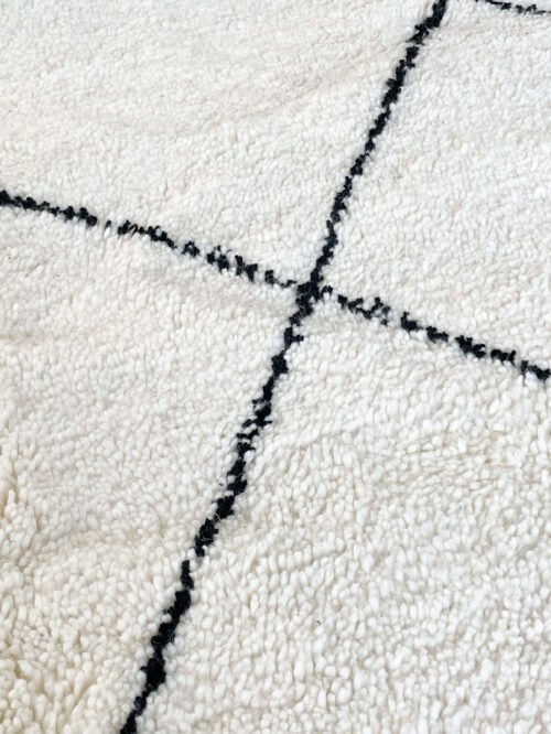 Grand Tapis Berbère Laine Naturelle | 273x186cm | Fait Main