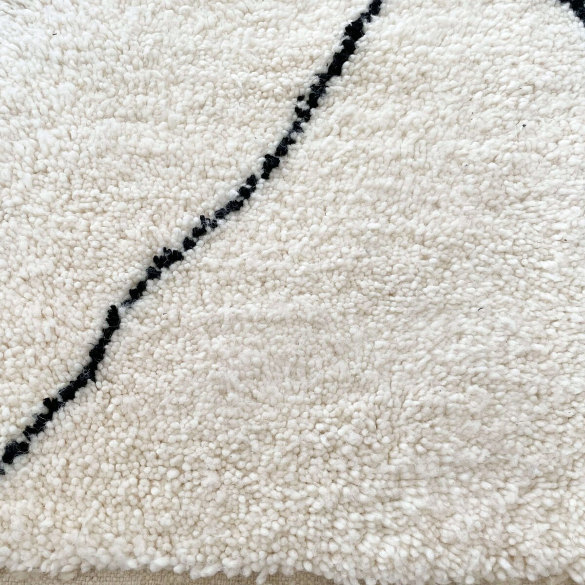 Tapis Couloir Laine Naturelle | 253x93cm | Berbère Fait Main