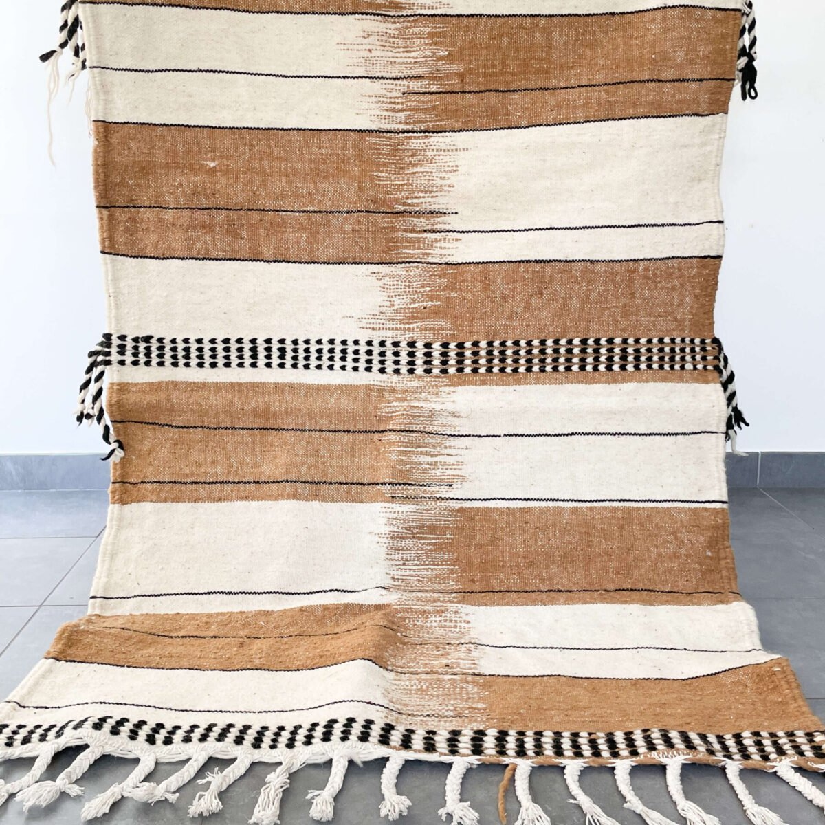 Tapis Berbère en Laine | 100x155 cm | Fait Main | Artisanat