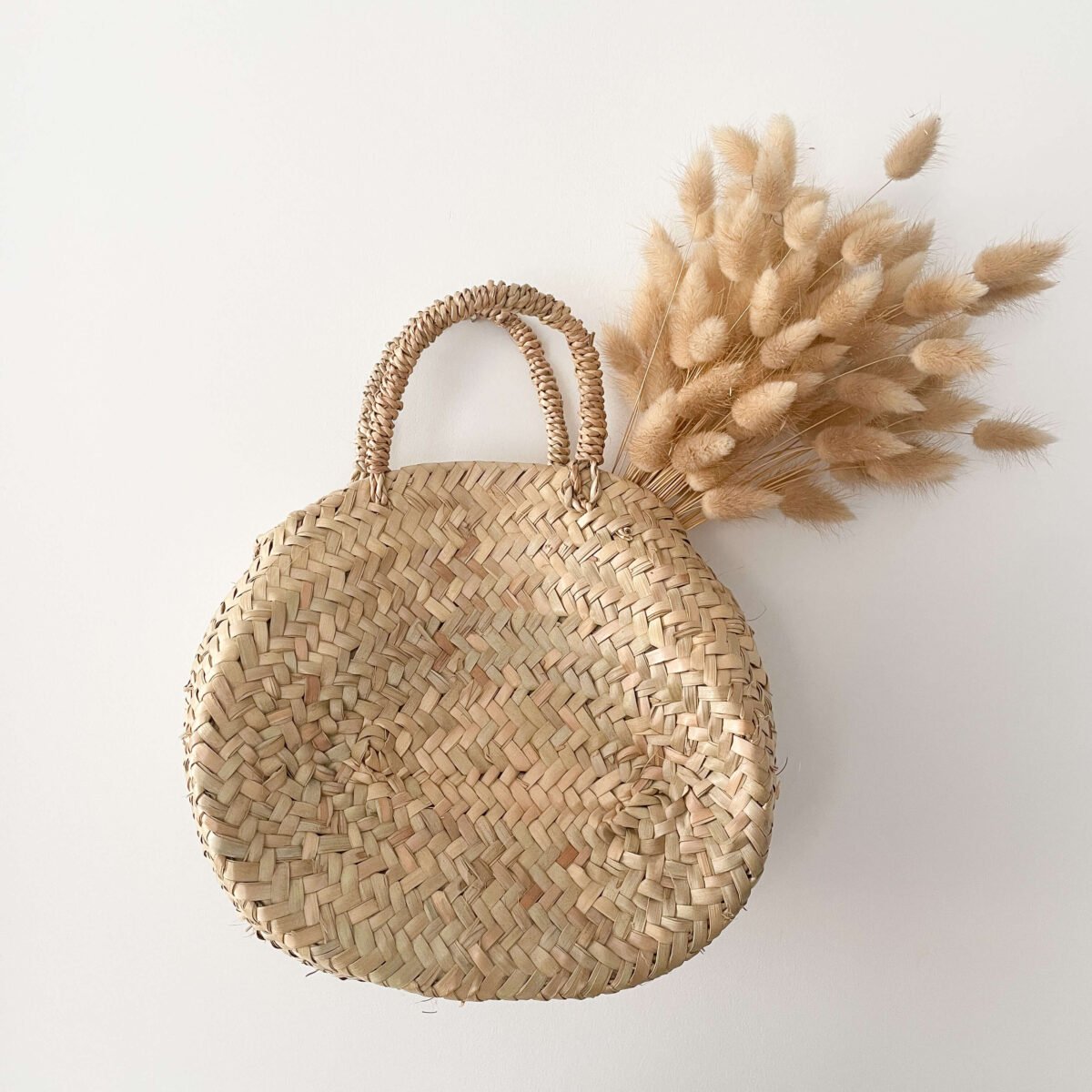 petit panier en osier ovale