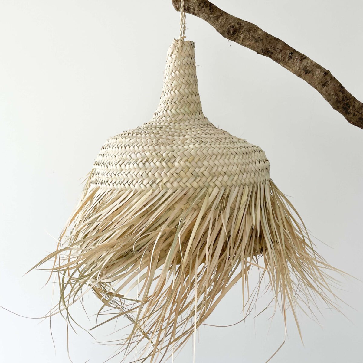 Suspension Franges Naturelles Bohème | 2 Tailles