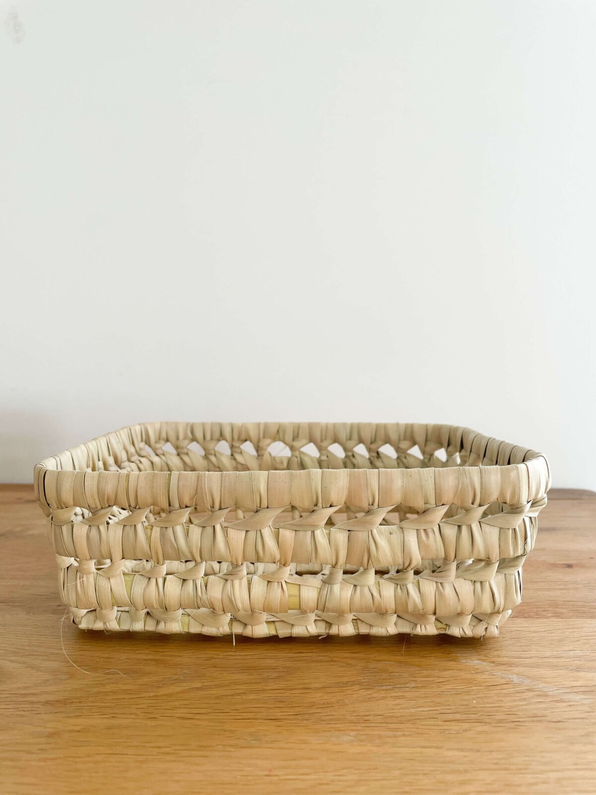 Panière Rangement Osier Tressé | 2 Tailles