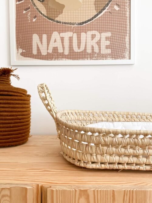 Panier à Langer Osier Grand Format | 72cm | Fait Main