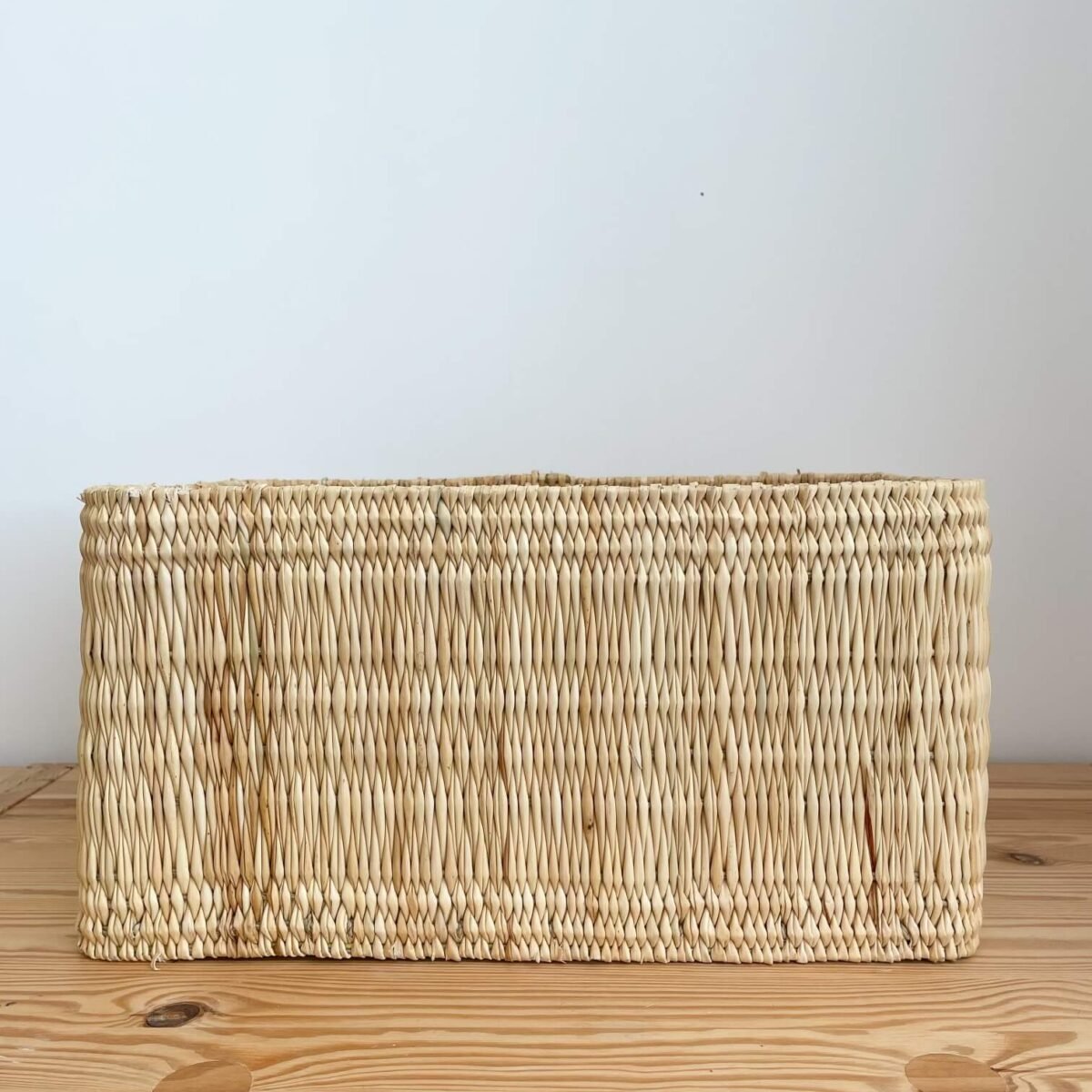 Panier Étagère Osier Rectangulaire | 41x31x21cm | Design
