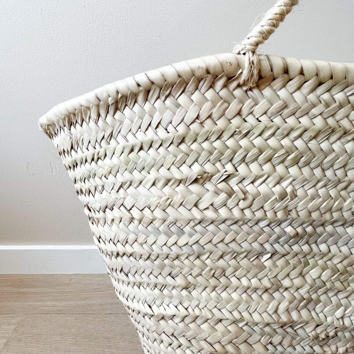 Panier Osier Neyla | Grand Format 52x35x20cm | Rangement Design