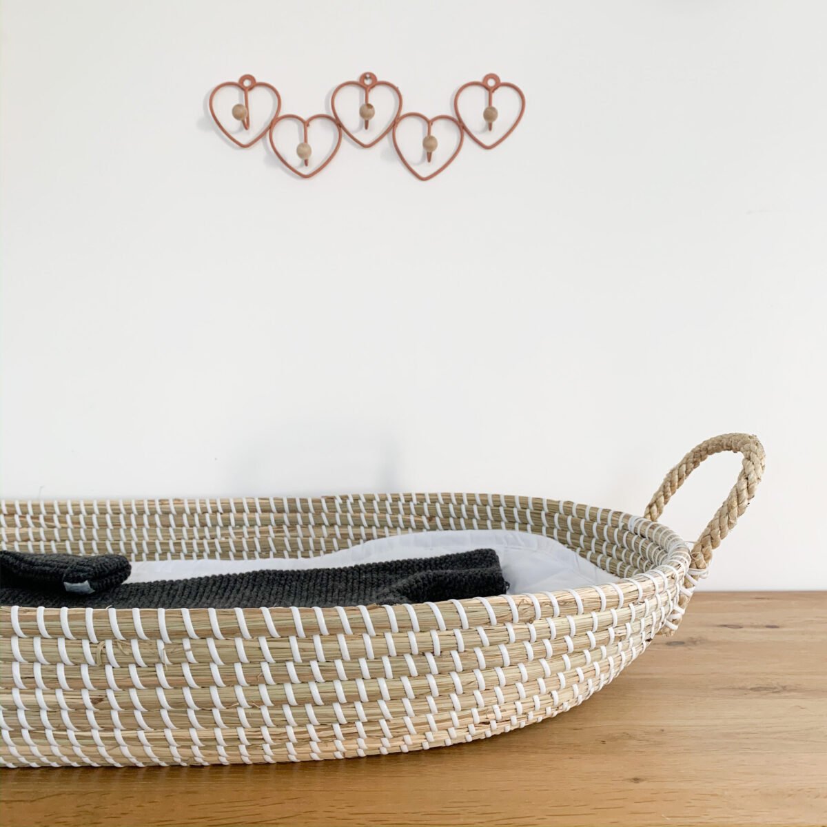 Panier à Langer Indonésien avec Matelas | 80x40x11 cm