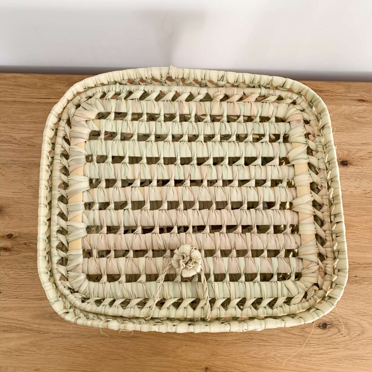 Boîte de Rangement en Feuilles de Palmier | 31x27x15 cm