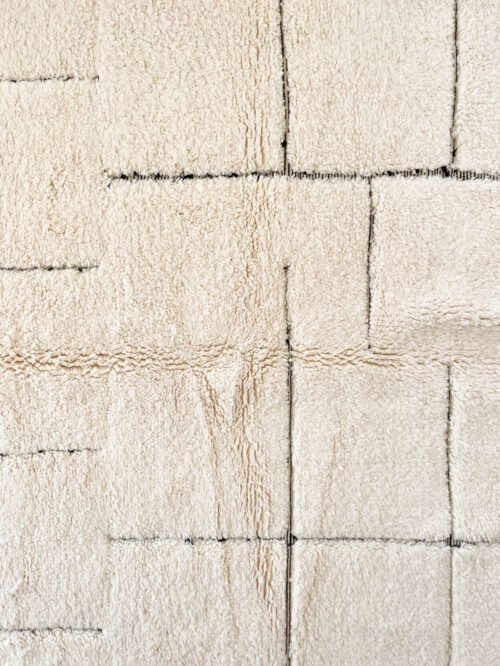 Tapis Beni Ouarain Laine Artisanale | 159x216 cm