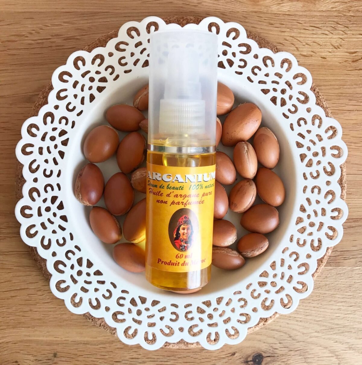 Huile d'Argan Pure 60ml | Soin Naturel Visage, Corps & Cheveux