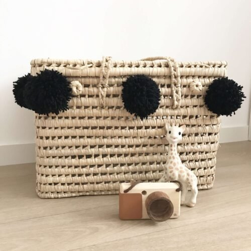 Malle en Osier Artisanale | 50x33x35 cm