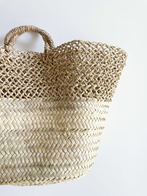 Panier en Osier Semi-Ajouré Tilila | 45x32x20 cm