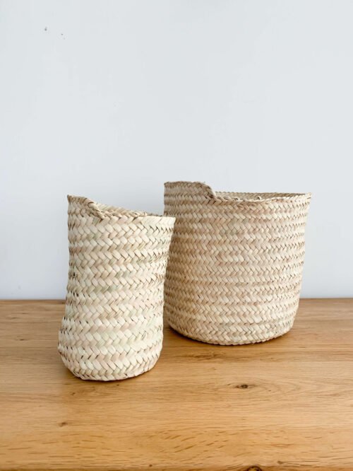 Panier à poser en osier