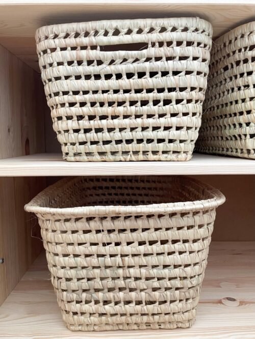 Panier de rangement en osier