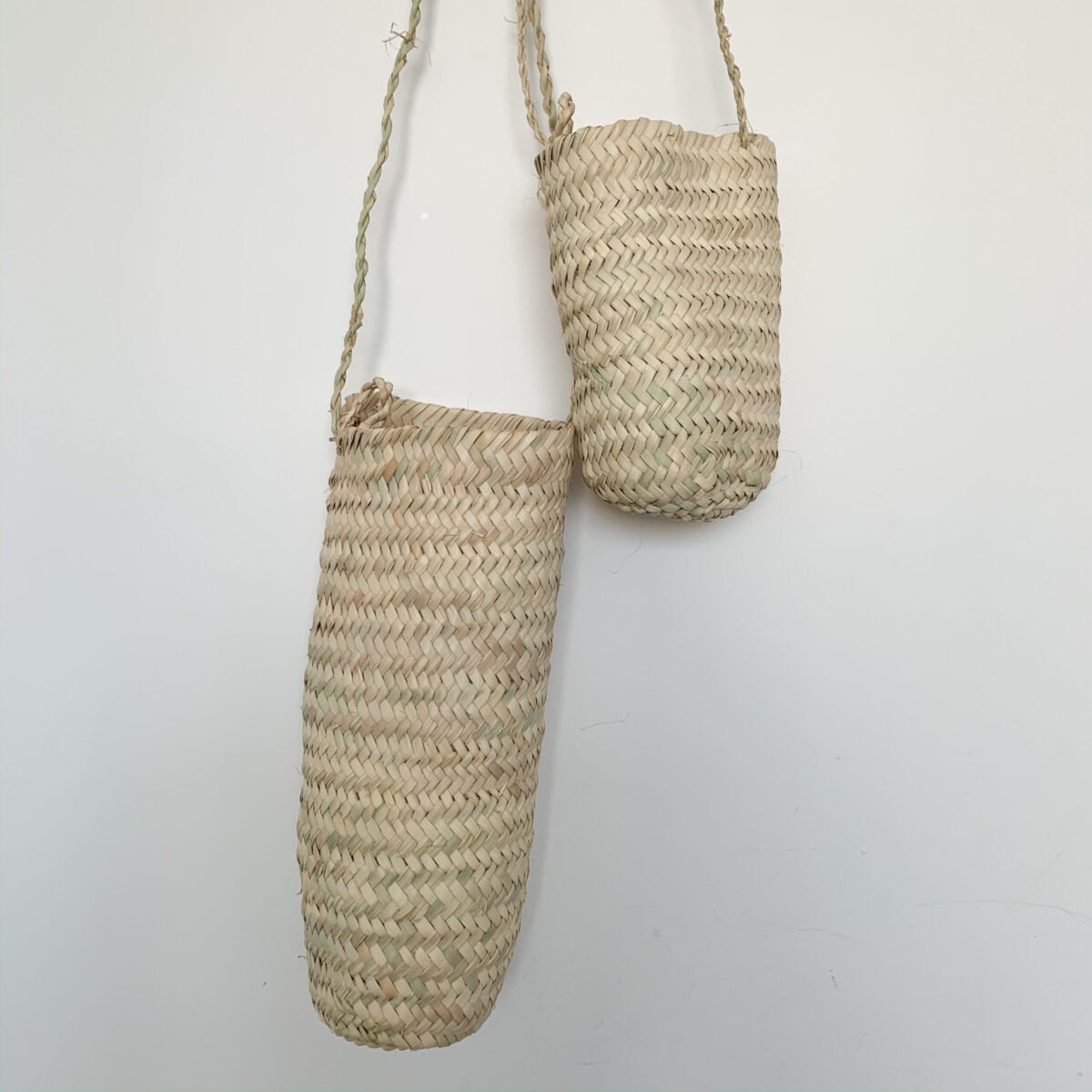 Panier Suspendu en Osier pour Plantes | 2 Tailles | Déco Bohème