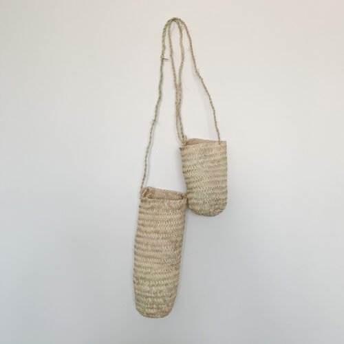 Panier Suspendu en Osier pour Plantes | 2 Tailles | Déco Bohème