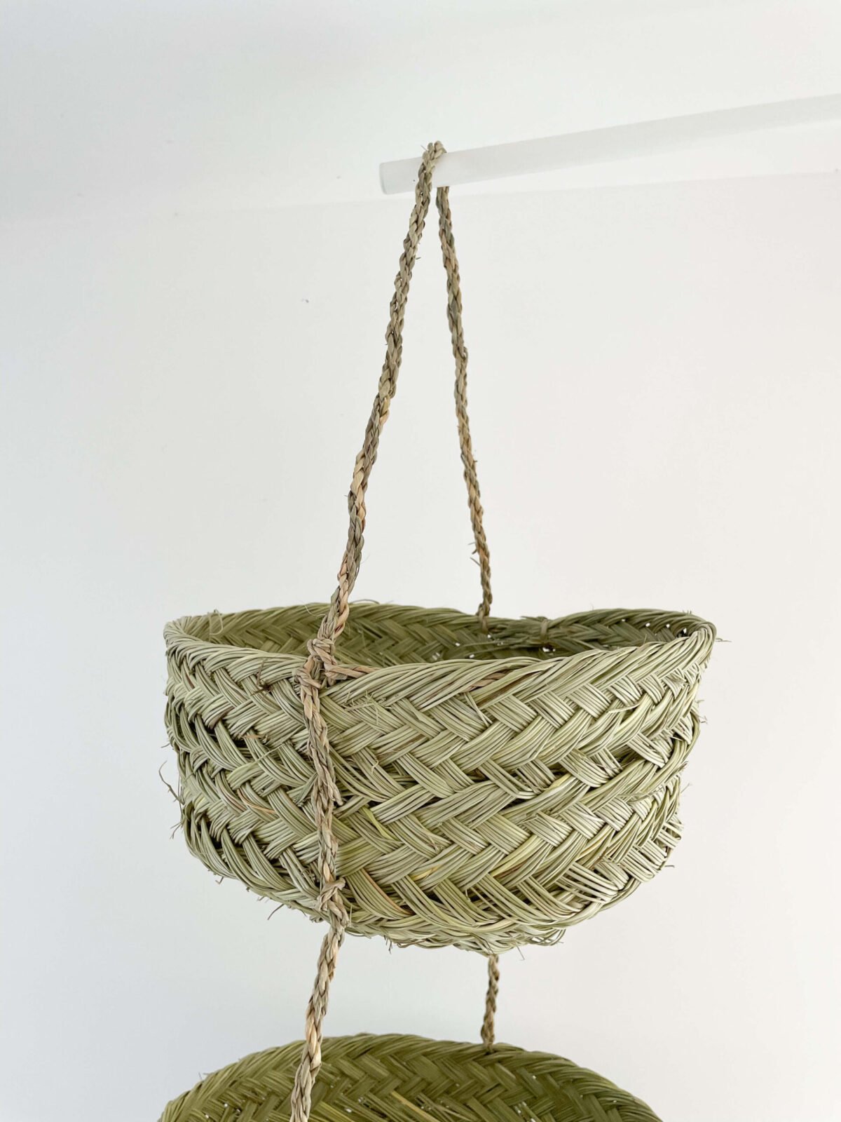 Paniers Suspendus Gigognes en Fibres Naturelles | 93 cm