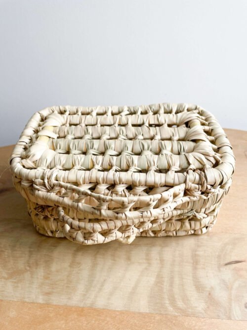 Petite Valisette en Osier Artisanale | Rangement Déco