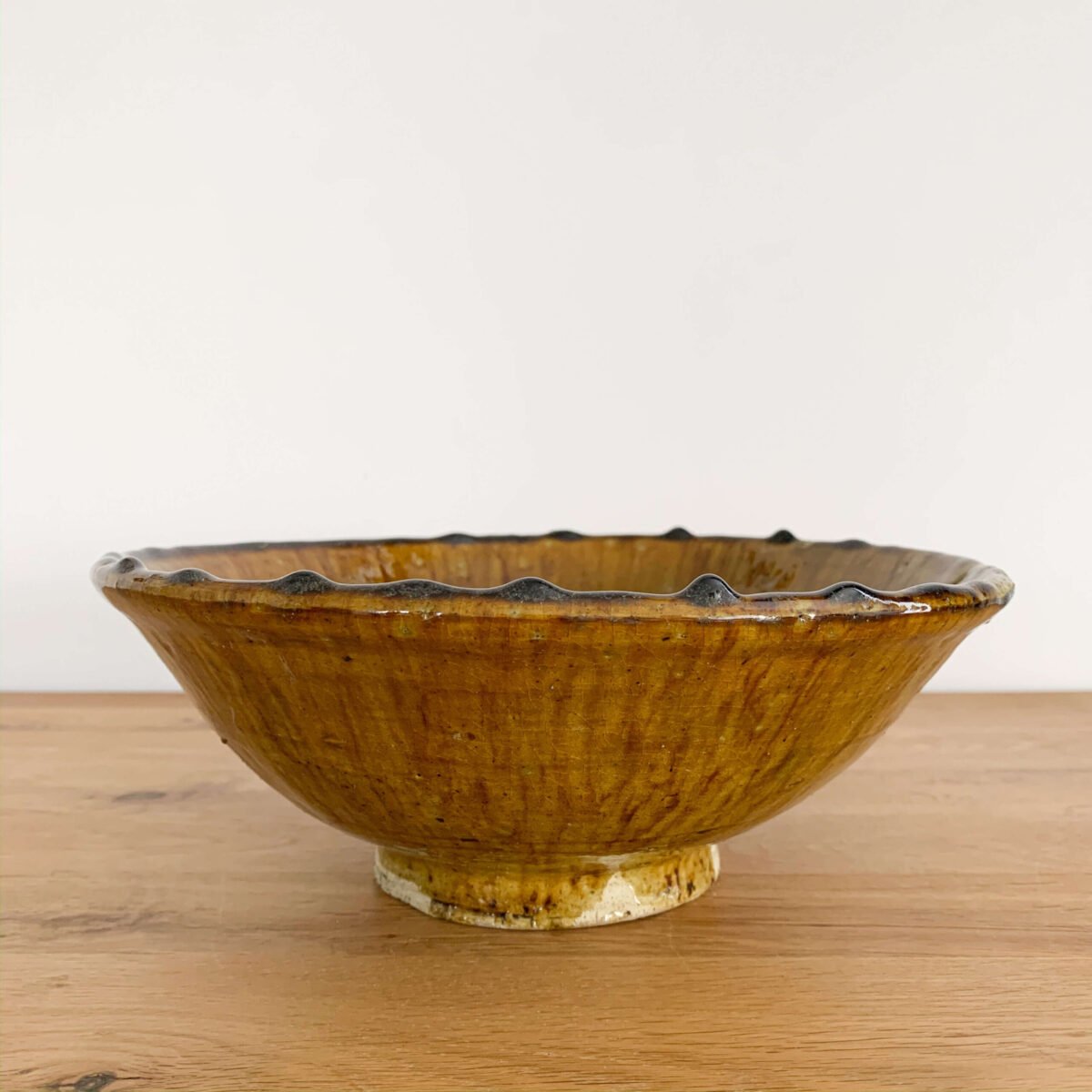 Saladier Tamegroute en Poterie Émaillée | 24x9 cm