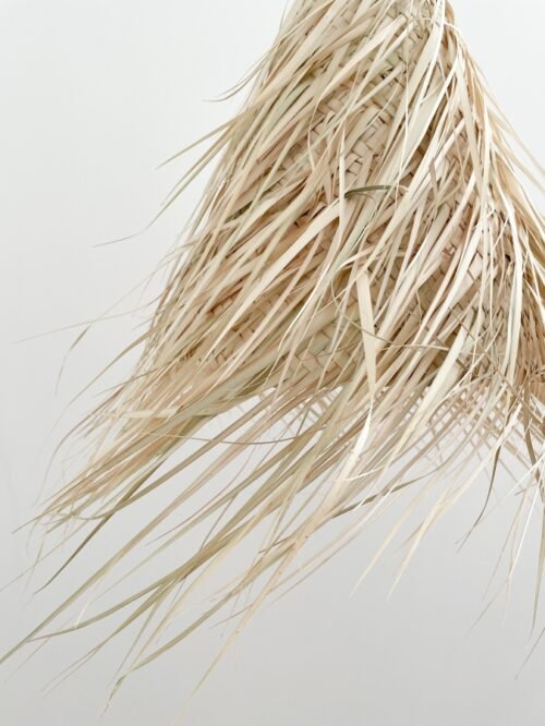 Suspension à Franges Bohème en Fibres Naturelles | 30x35 cm
