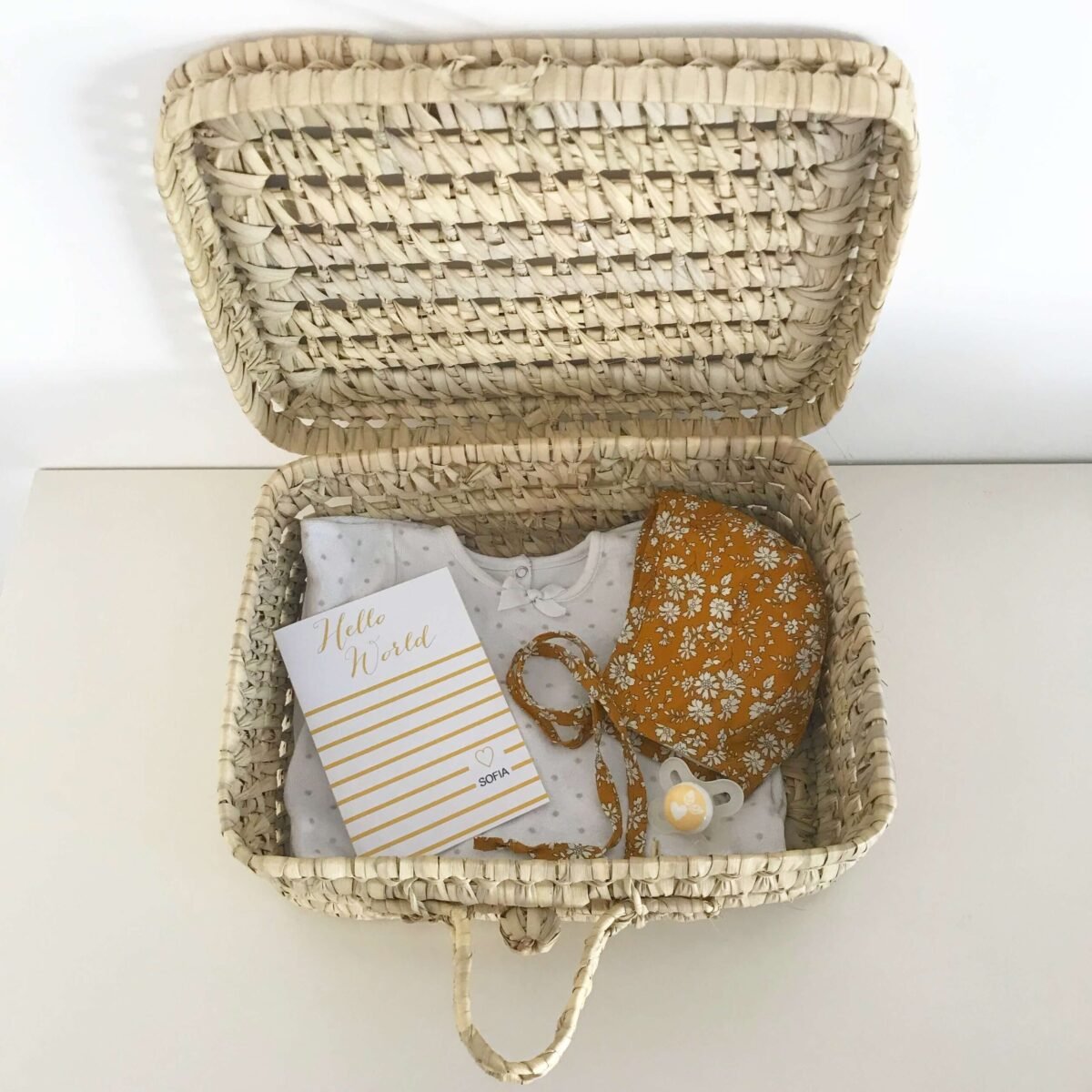 Valisette en Feuilles de Palmier Artisanale | 3 Tailles