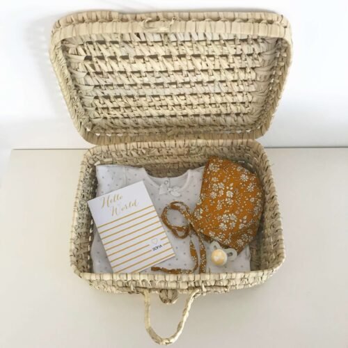 Valisette en Feuilles de Palmier Artisanale | 3 Tailles