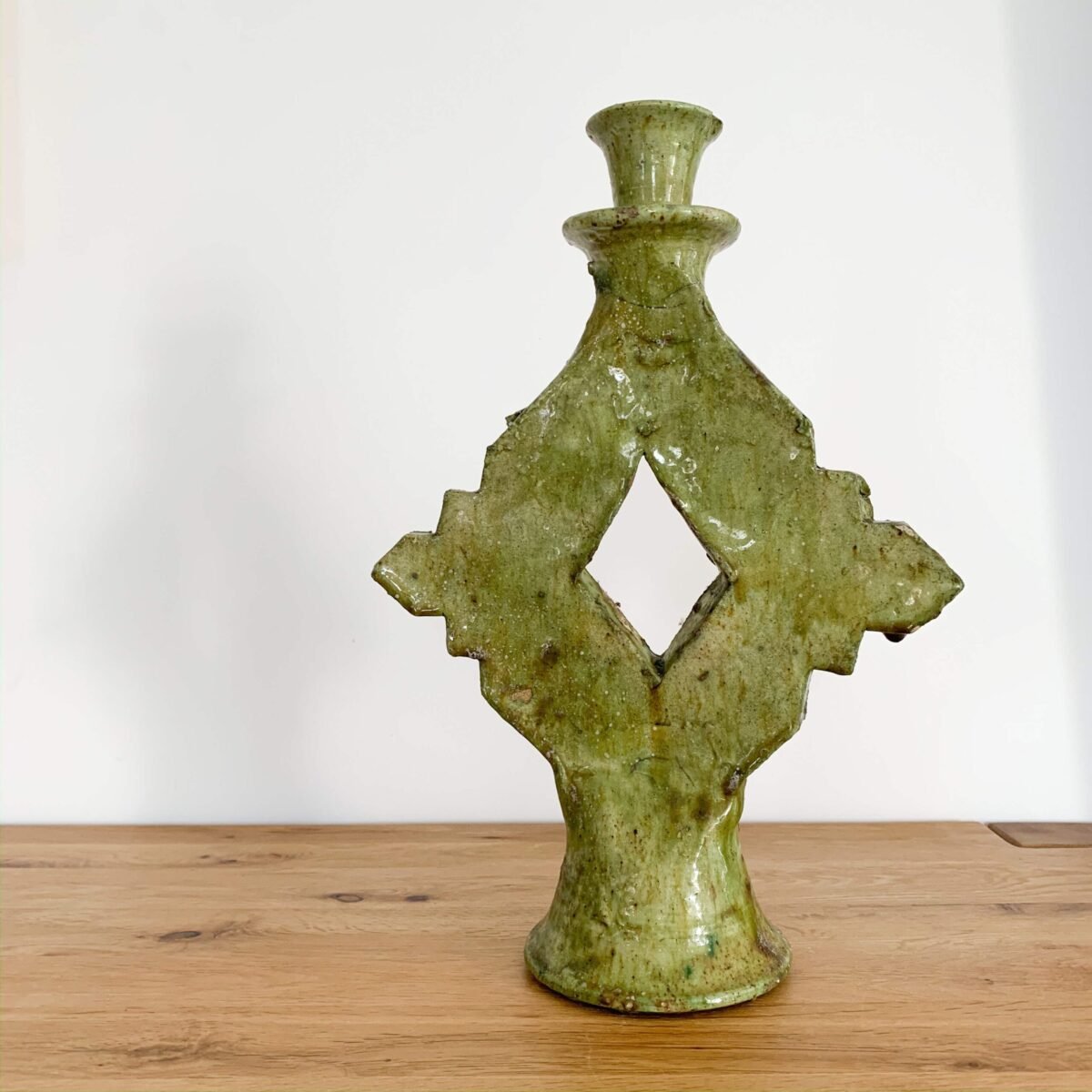 Bougeoir Tamazight Tamegroute en Poterie | 30x20 cm