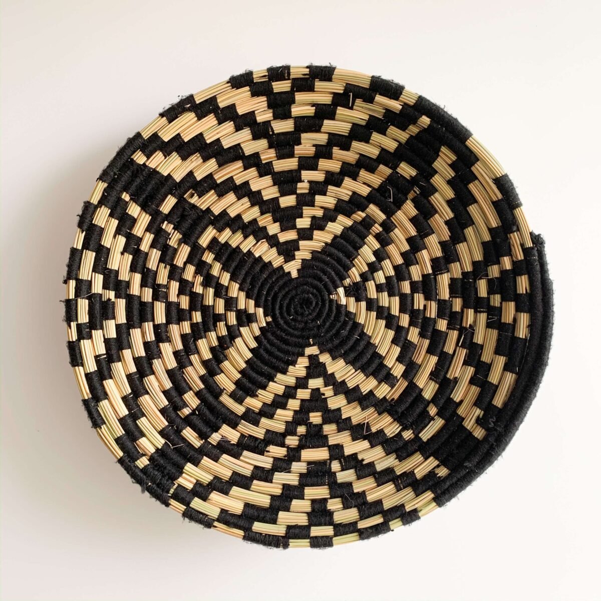 Déco Murale Tressée Artisanale | Corbeille Berbère | 45 cm